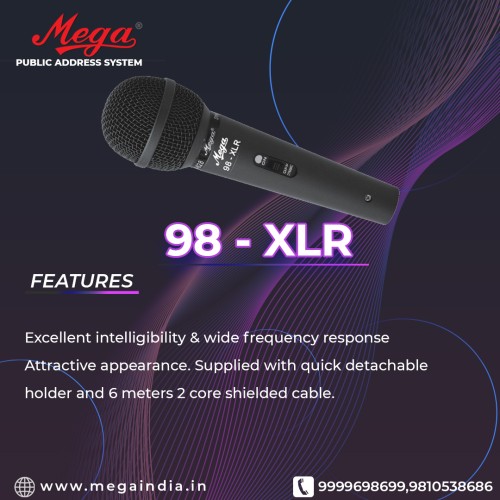 98 XLR P.A. Microphones